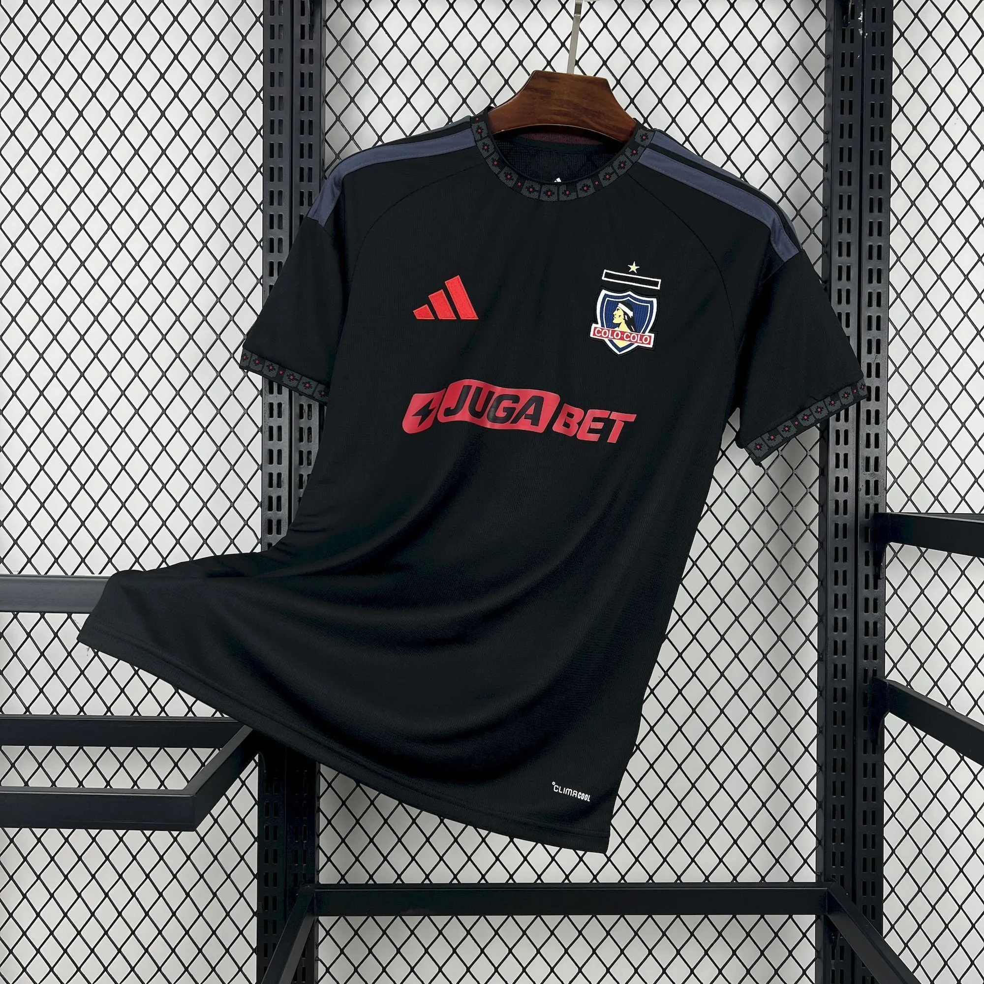 26-27 Colo Colo Mens Away Kit Soccer Black T-Shirt AAAAJersey Dropship Yupoo 7
