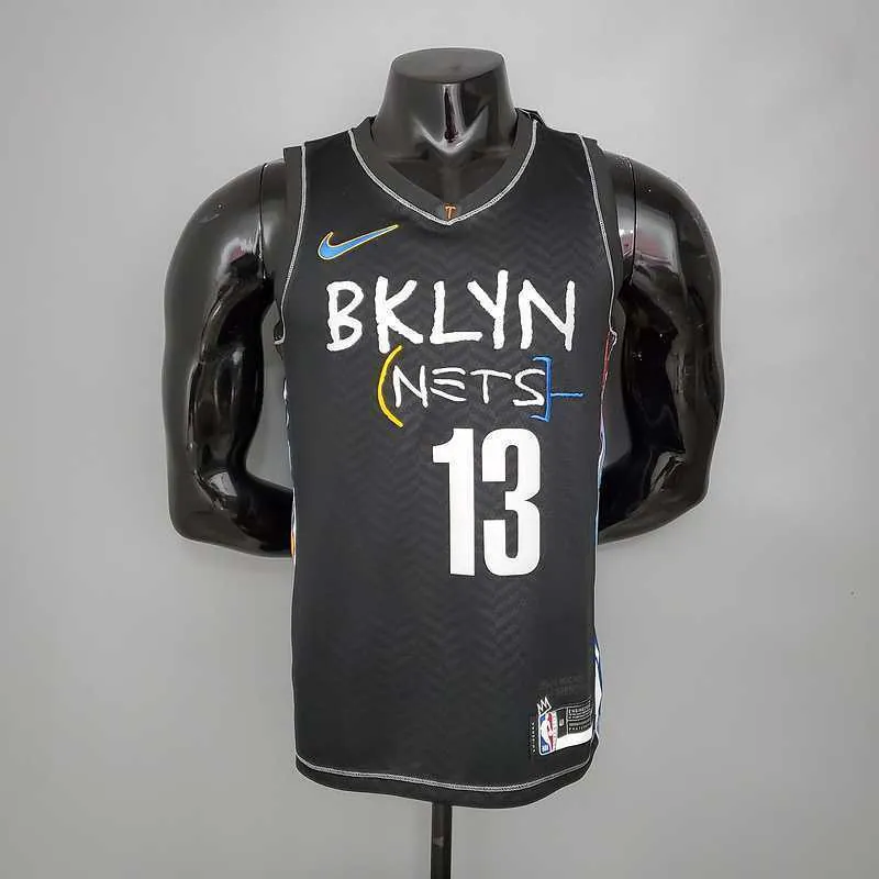 New Brooklyn Nets Harden #13 City Edition Black 9