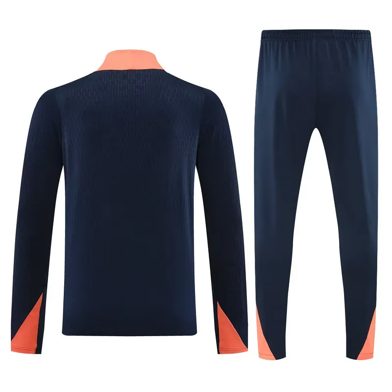 25-26 Barcelona Navy&Orange Training Kits Football Tracksuits 1
