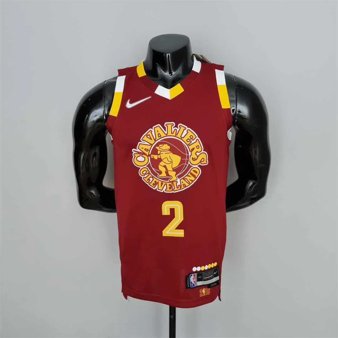 2022 Cleveland Cavaliers Irving#2 Urban Edition Red NBA Jersey 9