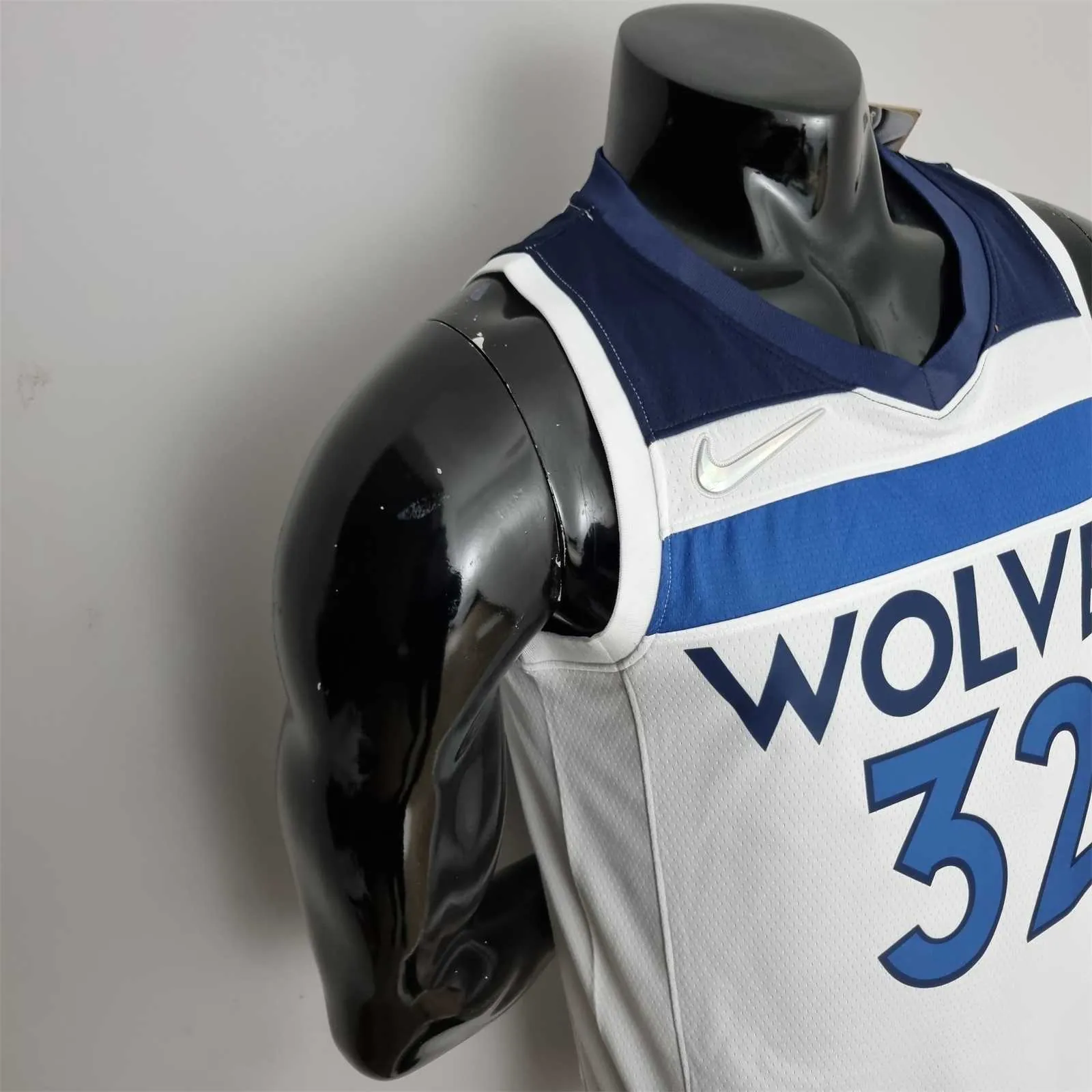 75th Anniversary Minnesota Timberwolves TOWNS#32 Royal White NBA Jersey 1
