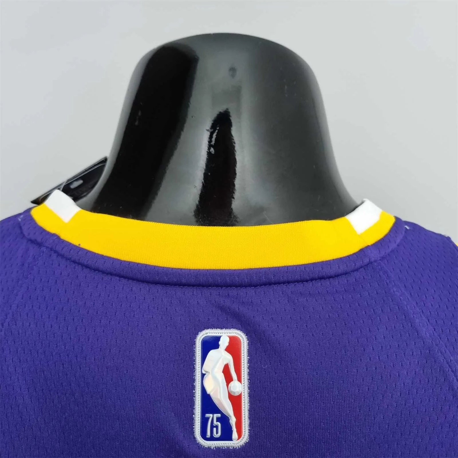 75th Anniversary Westbrook #0 Los Angeles Lakers Jordan Purple NBA Jersey 9