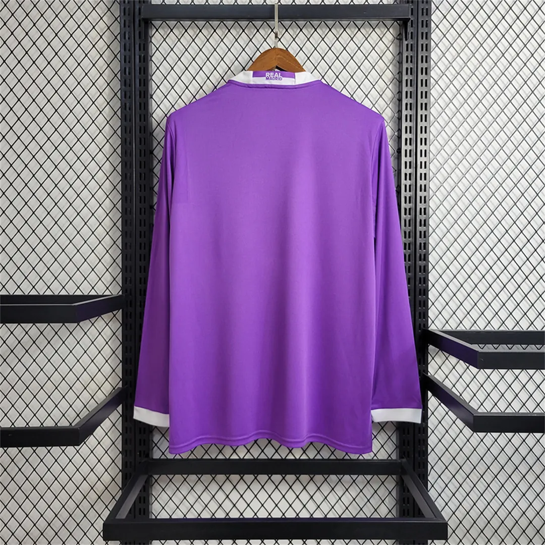 16-17 Real Madrid away purple long sleeve 6