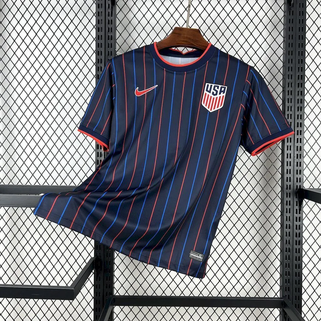 2025 USA Away Kit Soccer T-Shirt AAAAJersey Supply Yupoo 6