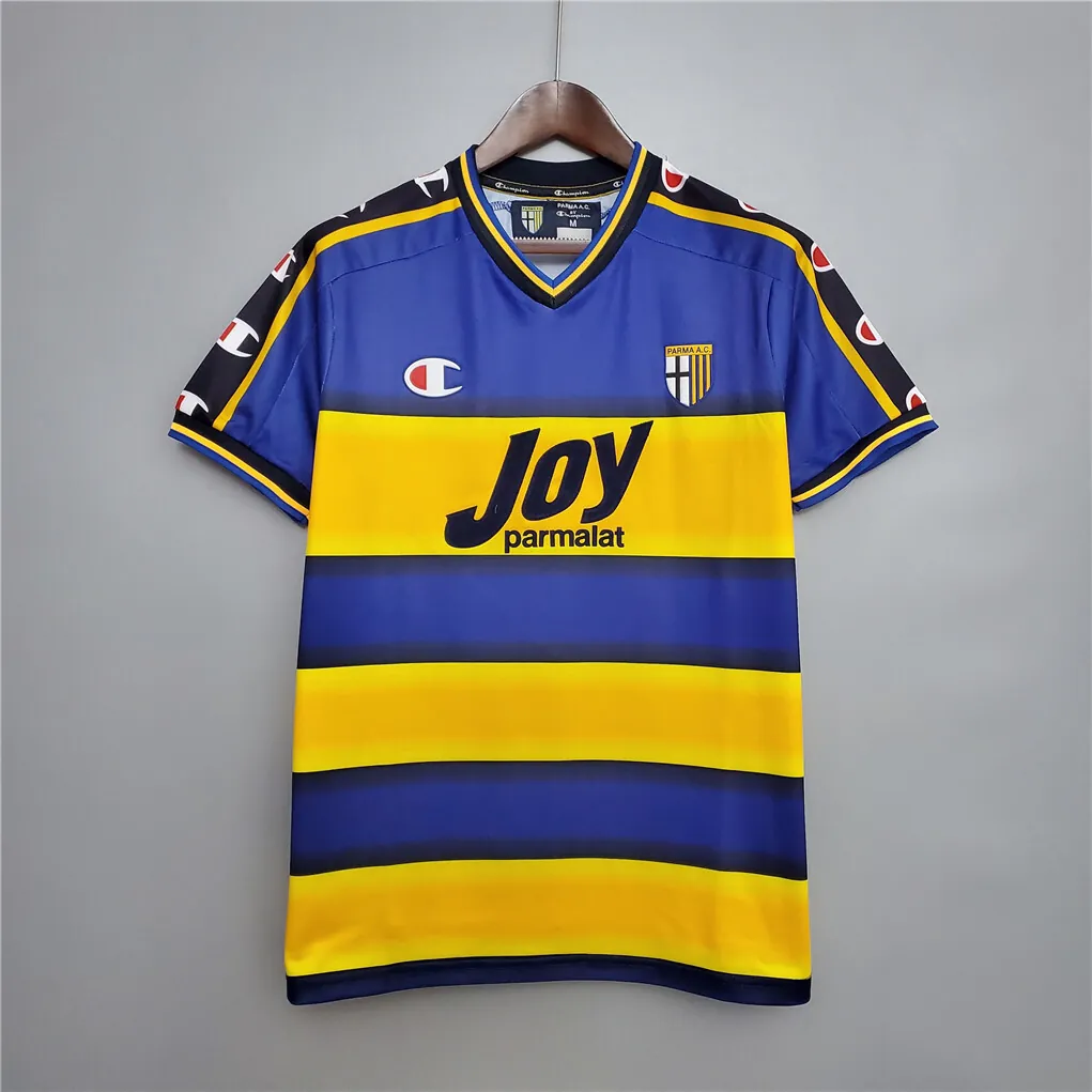 01-02 Parma home Cheap Football Kit 13