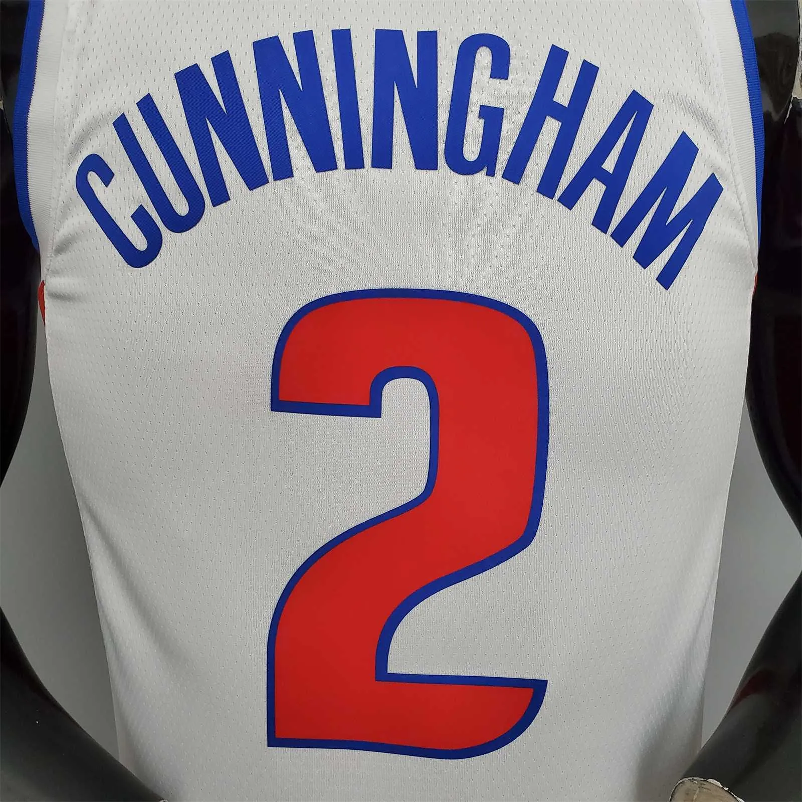 75th Anniversary Cunningham #2 Pistons White 8