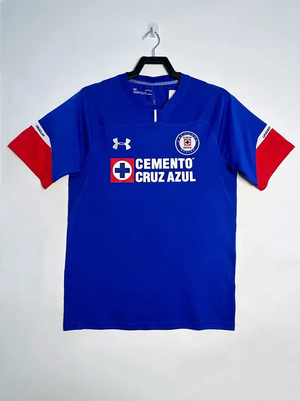 18-19 Cruz Azul Home Retro Kit Vintage Shirt Soccer AAAAJersey Yupoo 8