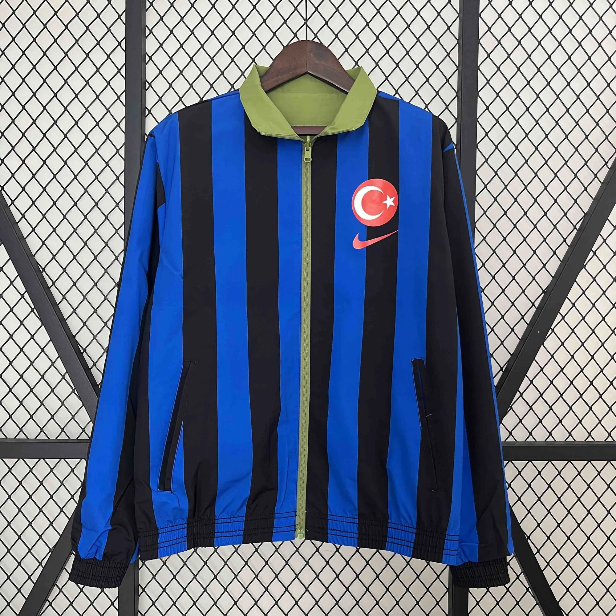 2024 Turkey Trench Coat Reversible Windbreaker Double-Sides Jacket Soccer AAAAJersey Yupoo 1