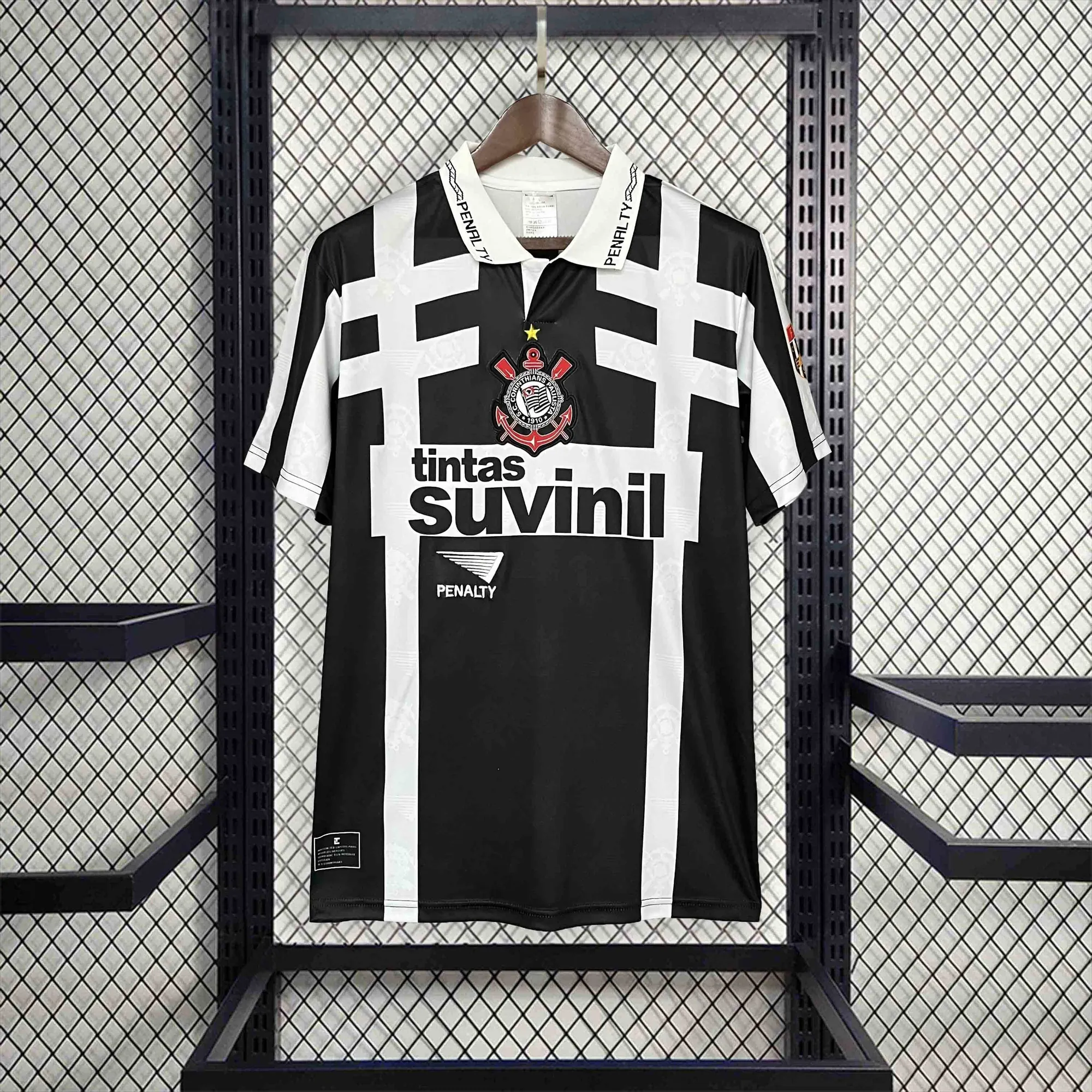 95-96 Corinthians Away Retro Kit Football AAAAJersey Yupoo 8