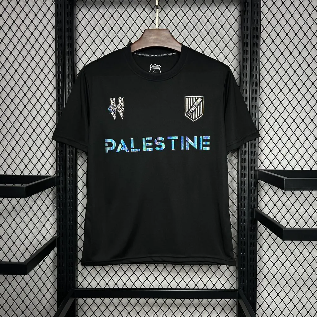 2024 Palestina Black Special Edition Kit Soccer Apparels Sport AAAAJersey Yupoo 4