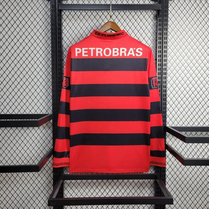 94-95 Flamengo Home Retro Kit Long Sleeve Vintage Shirt Football AAAAJersey Supplier 8
