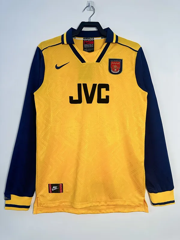 96-94 Arsenal Away Retro Kit Long Sleeve Shirt Soccer AAAAJersey Yupoo 8