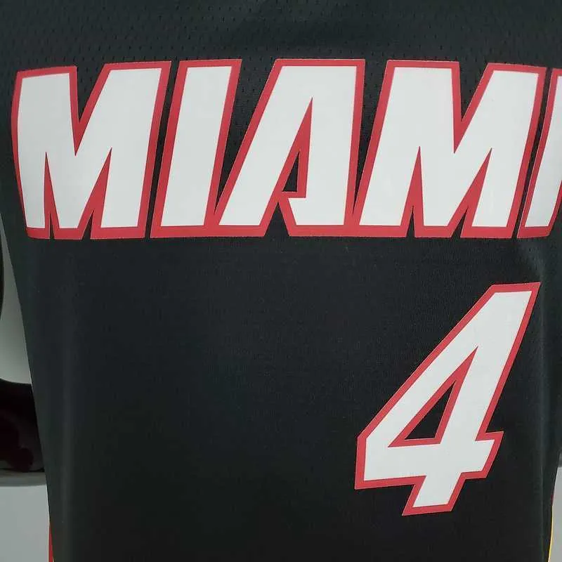 Miami Heat OLADIPO#4 #4 Black 3