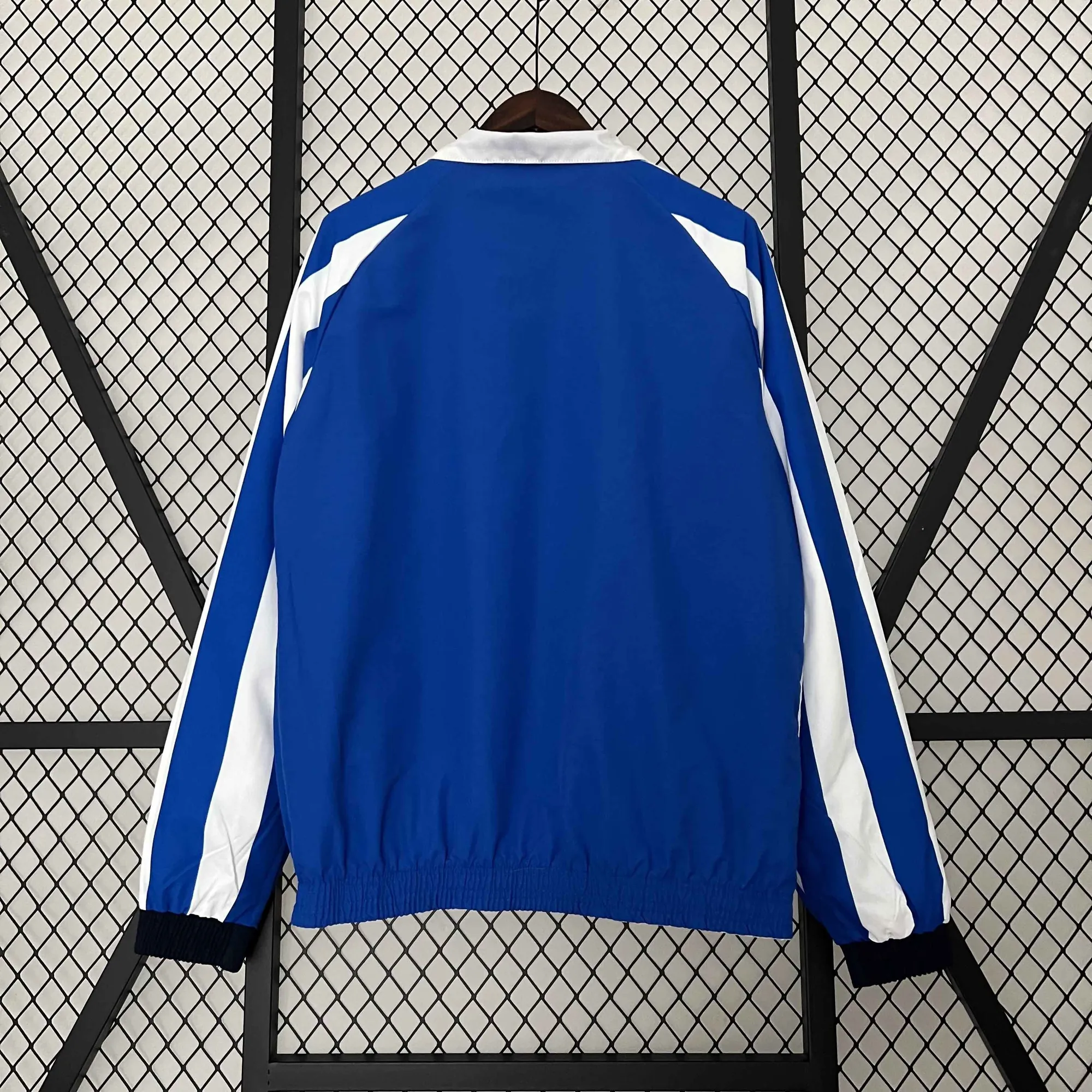 23-24 Santos Laguna Reversible Windbreaker White&Blue Double-Sides Jacket Soccer Jerseys For Sa 6