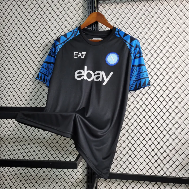 23-24 Napoli Black Training Suit Size S-4XL Soccer Jersey 3