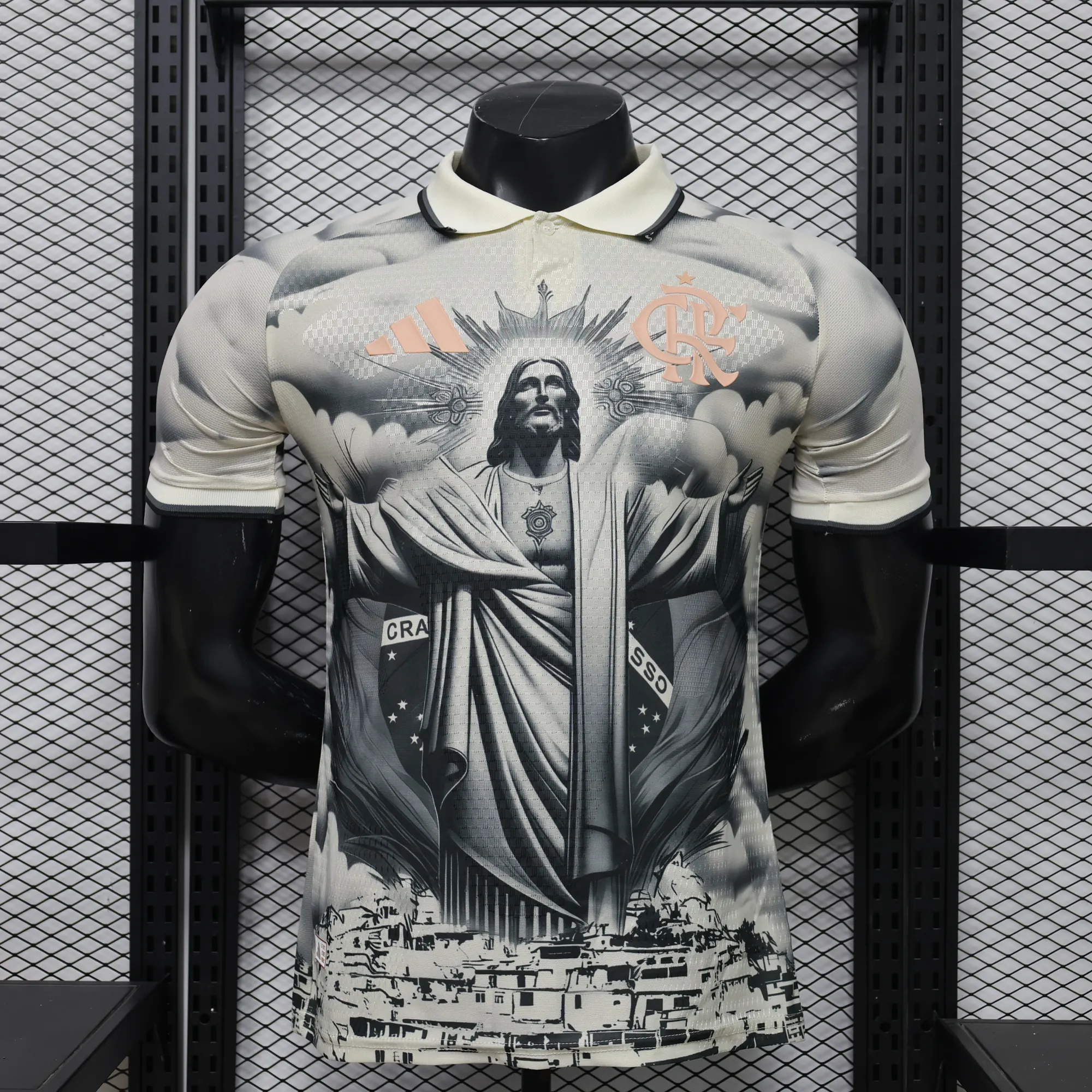 26-27 Flamengo Cristo Redentor Special Edition Football Player Version Shirt AAAAJersey Yupoo 8 5