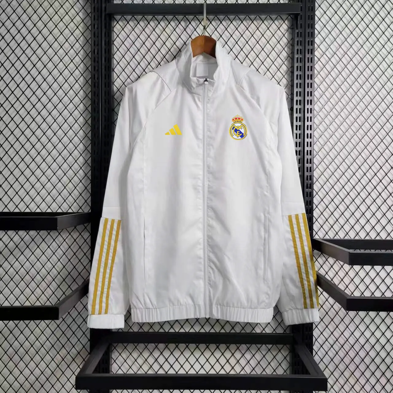 23-24 Real Madrid White Windbreaker Jackets Soccer Jerseys Yupoo 2
