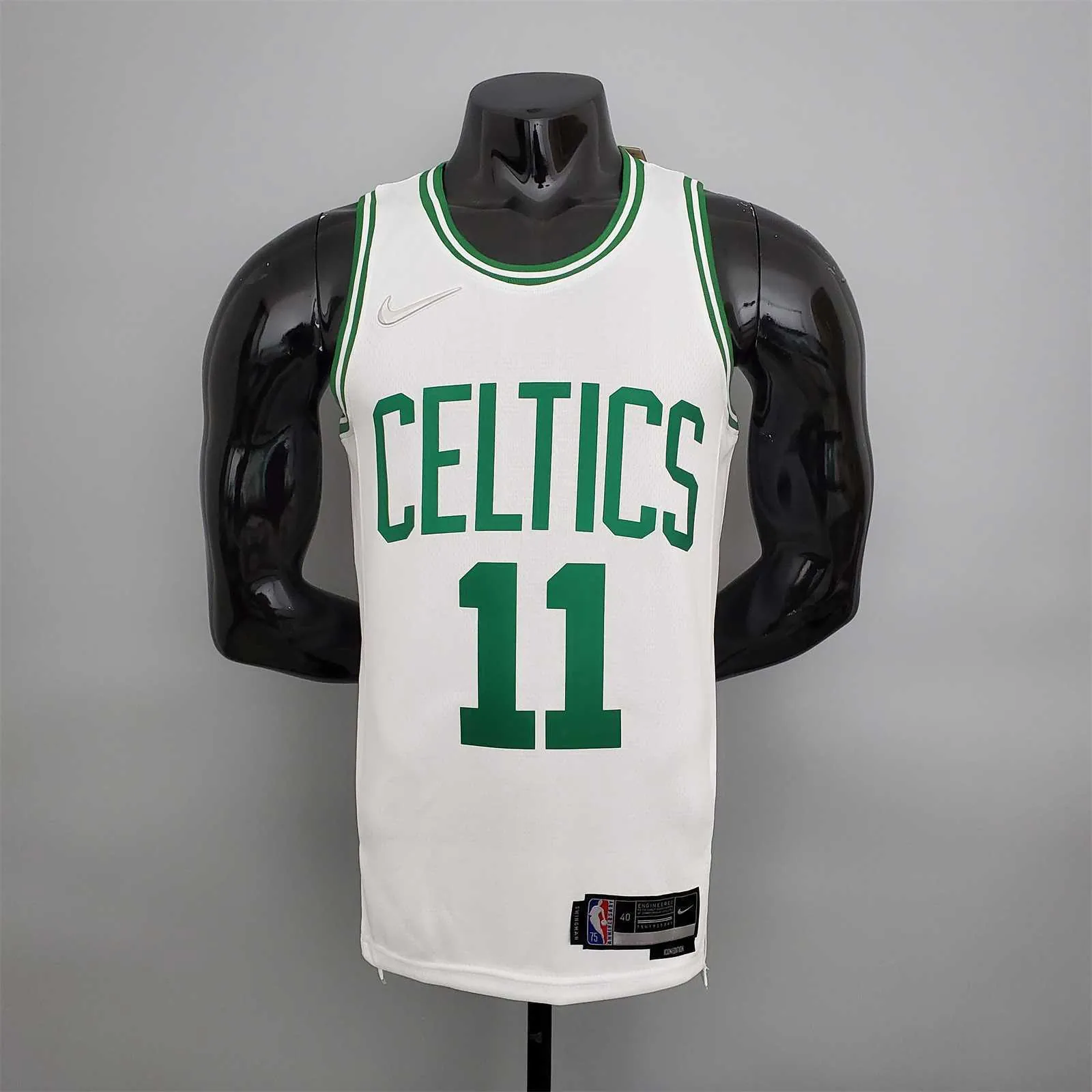 75th Anniversary Irving #11 Celtics White 8