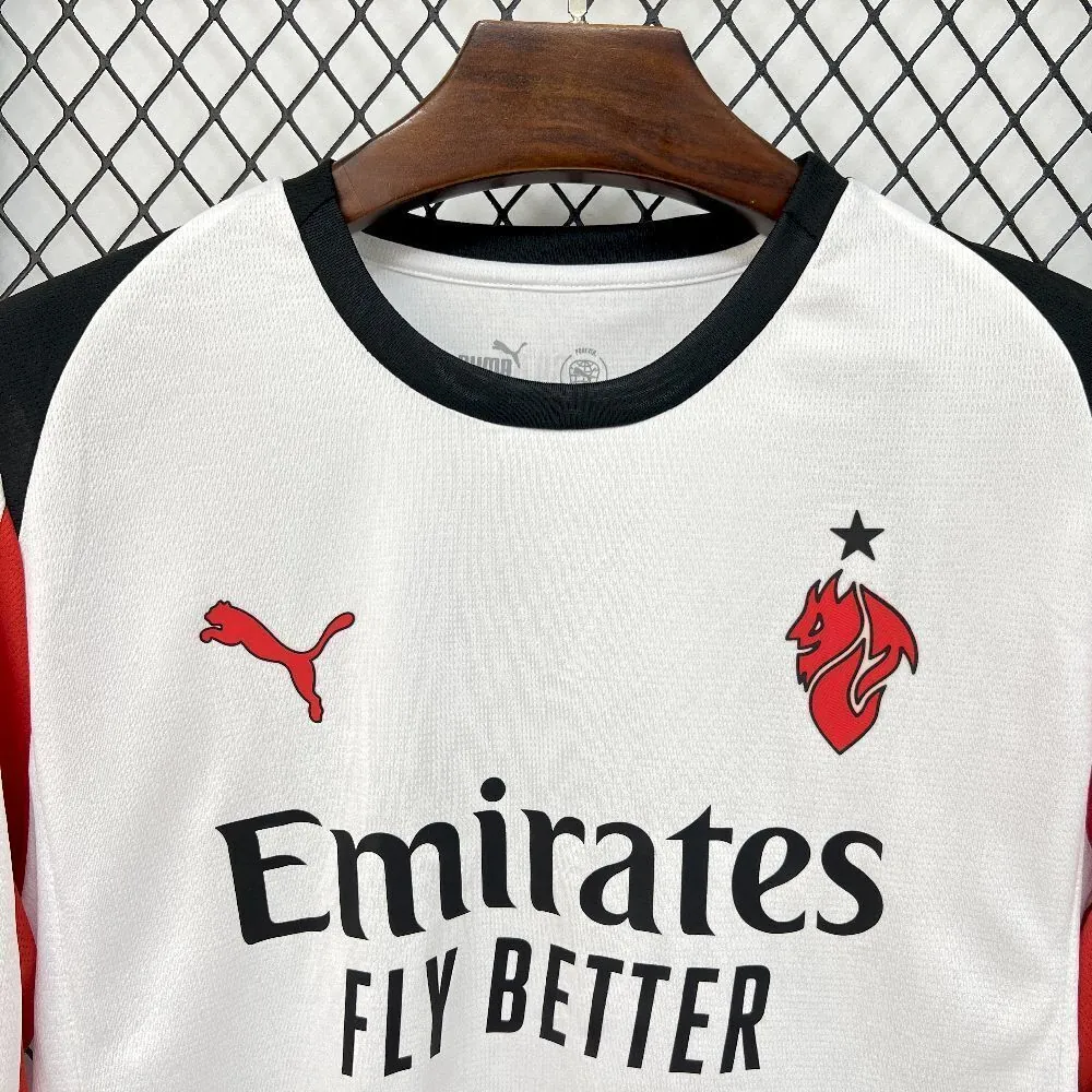 25-26 AC Milan Away Kit Football Long Sleeve T-Shirt AAAAJersey Yupoo 3