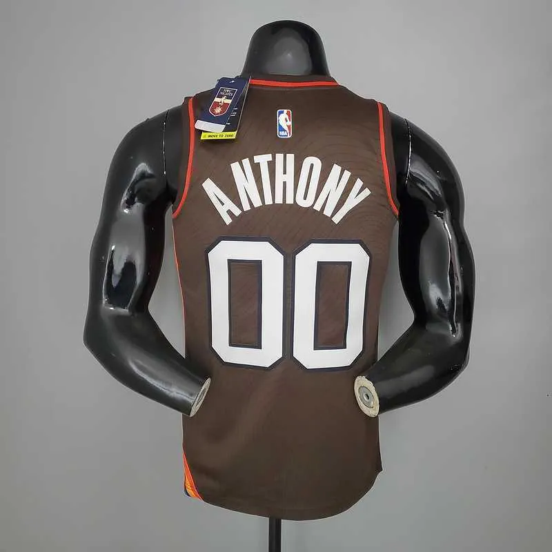 2021 ANTHONY#00 Trail Blazers City Edition Brown 4