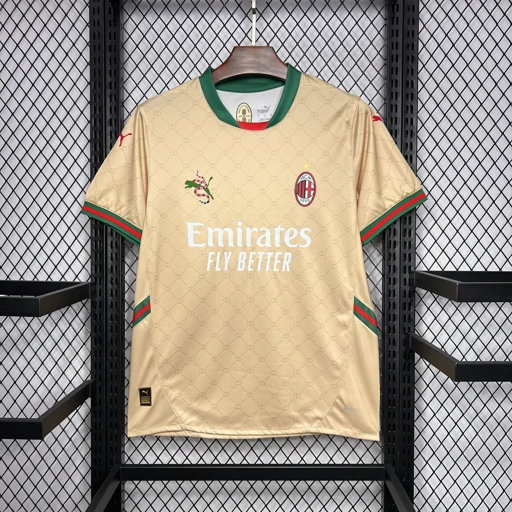 24-25 AC Milan x Gucci Joint Edition Kit Soccer Uniforms Football AAAAJersey Yupoo 7