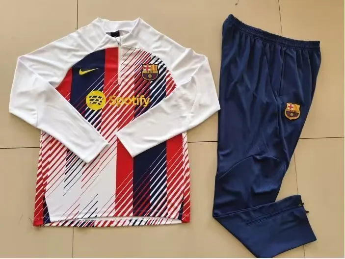 23-24 Barcelona Training Long Sleeve Soccer Jerseys Yupoo 1
