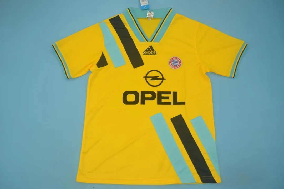 93-94 Bayern Munich away yellow 12