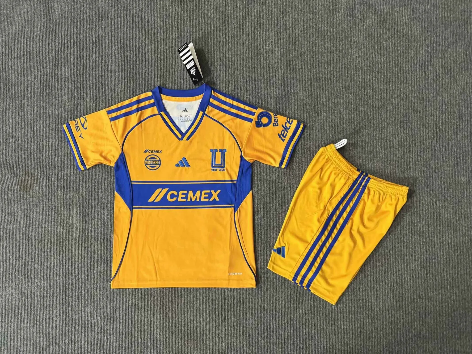 25-26 Tigres UANL Home Kid Kits Youth Apparels AAAAJersey Wholesale Yupoo 16-28 8