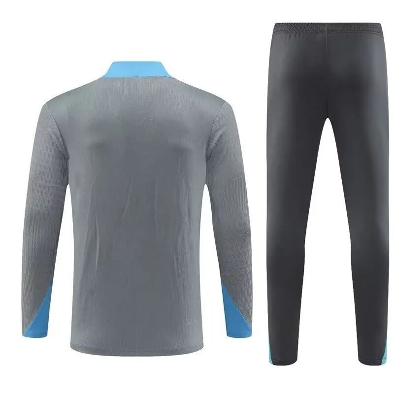 23-24 Tottenham Long Sleeve Grey Training Suits Soccer Jerseys Yupoo 1