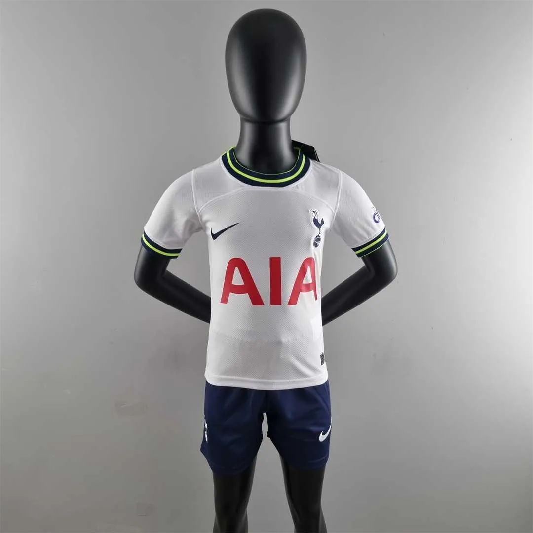 22-23 Tottenham Hotspur home kids kit 10