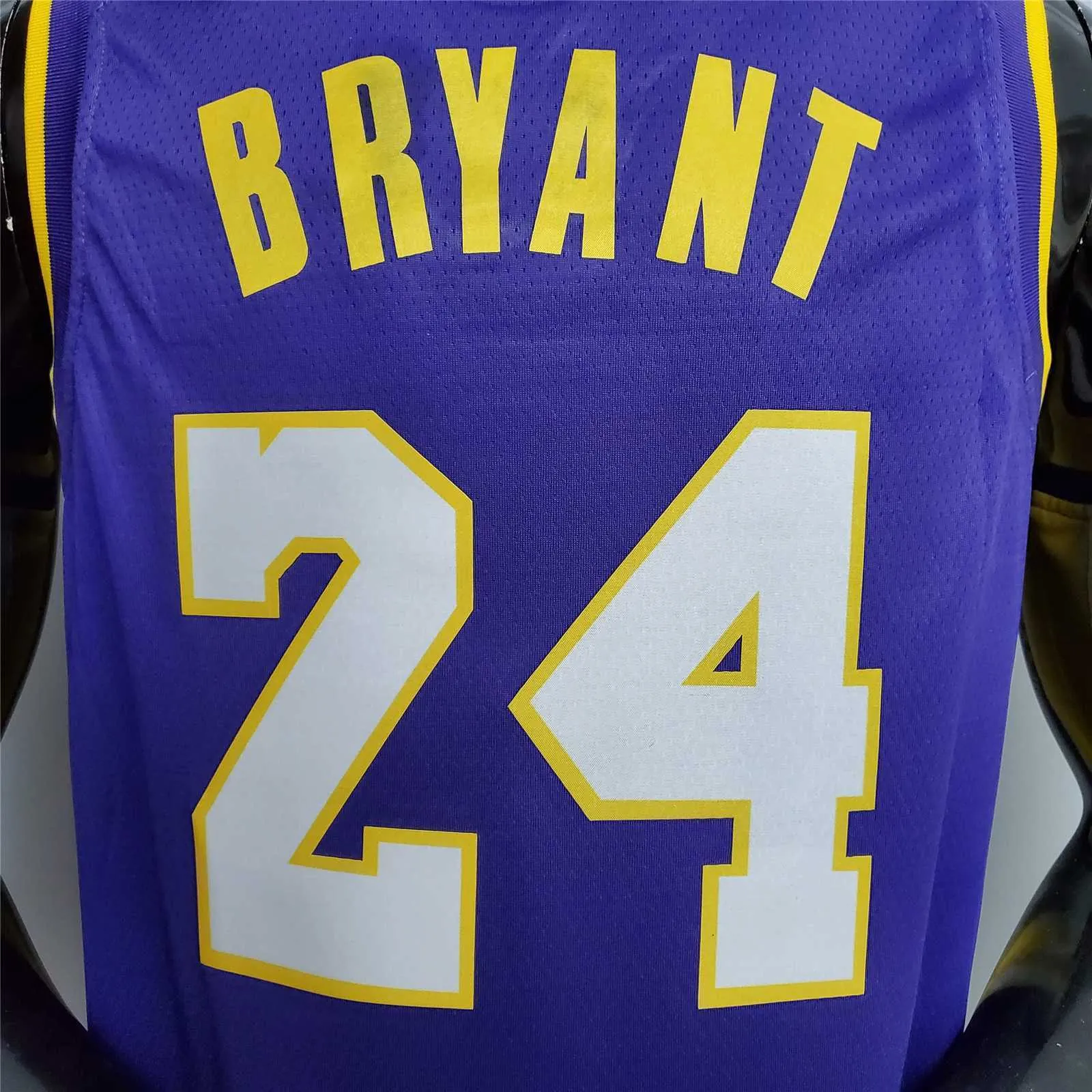 Bryant #24 Lakers purple yellow 6