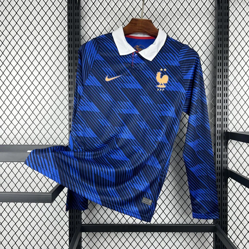 World Cup Jersey 2026 France Mens Home Kit Football Long Sleeve T-Shirt AAAAJersey Supply Yupoo 2 1