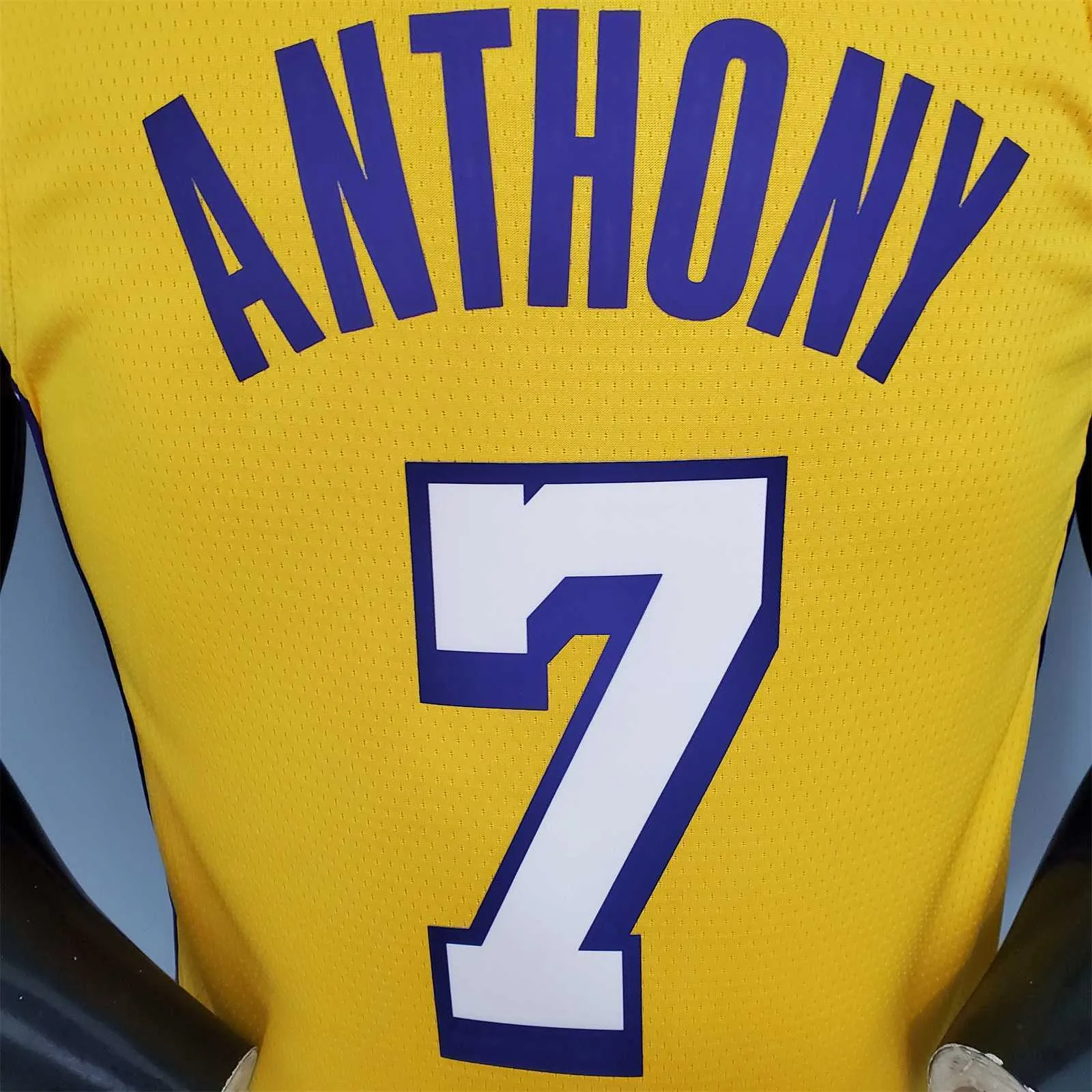 ANTHONY#7 Lakers yellow 5