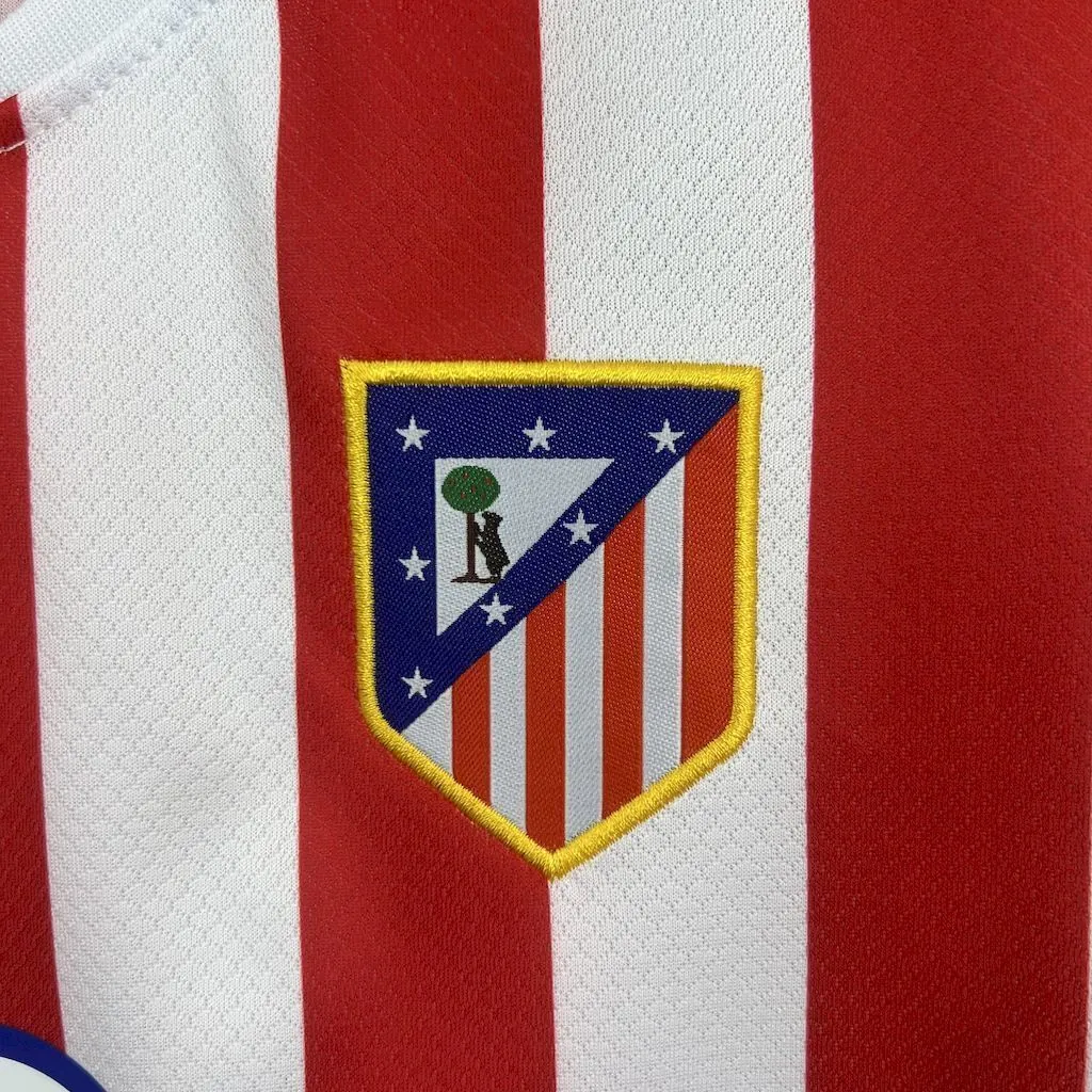 25-26 Atletico Madrid Home Kid Kits Youth Apparels AAAAJersey Supply Yupoo 9