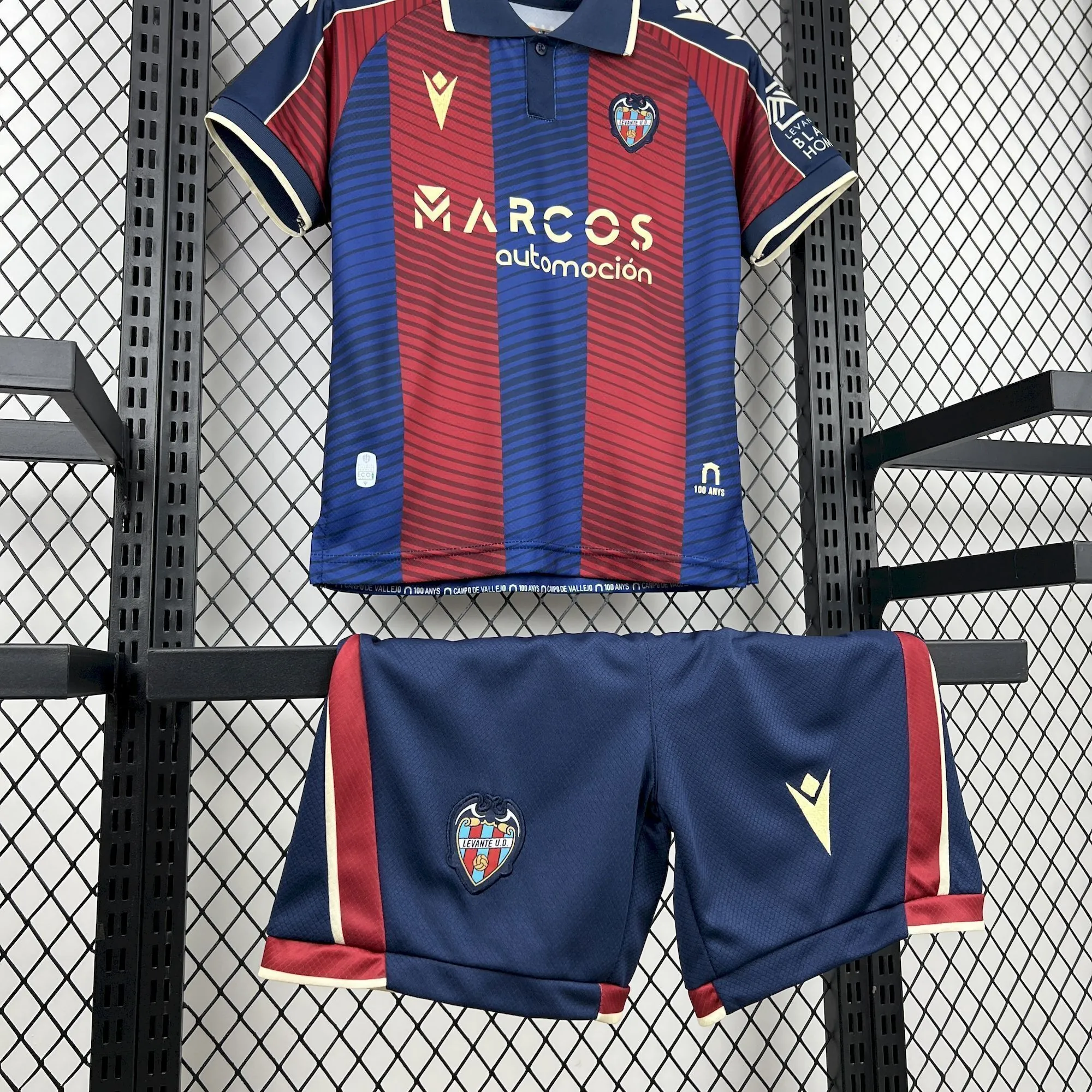 25-26 Levante UD Home Jersey Kids Kit Soccer T-Shirt AAAAJersey Supply Yupoo 5