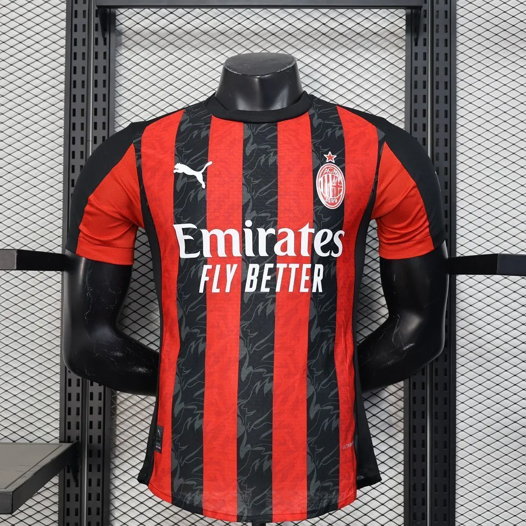 25-26 AC Milan Home Kit Player Version Shirt AAAAJersey Wholesale Yupoo 10