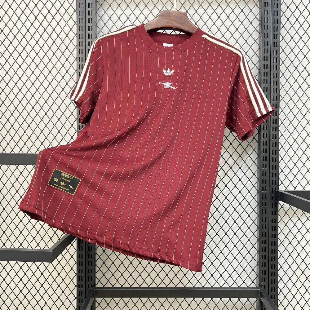 25-26 Arsenal Casual Retro Style Football Red Shirt AAAAJersey Yupoo 4