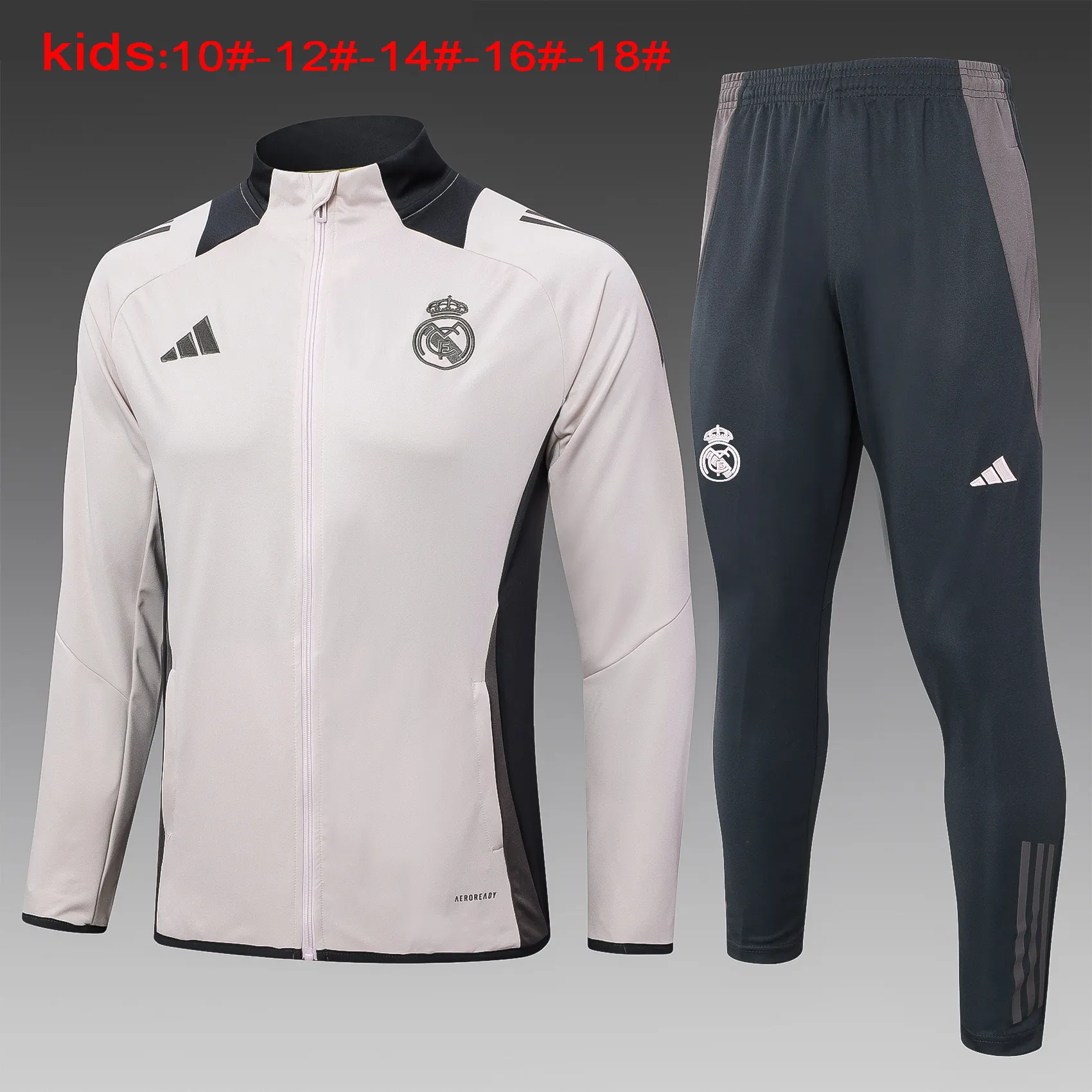 24-25 Real Madrid Kids Jackets Football Shirts 1