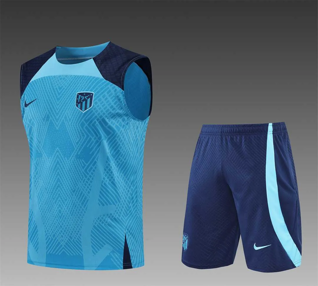 22-23 Atletico Madrid vest training suit kit blue 23