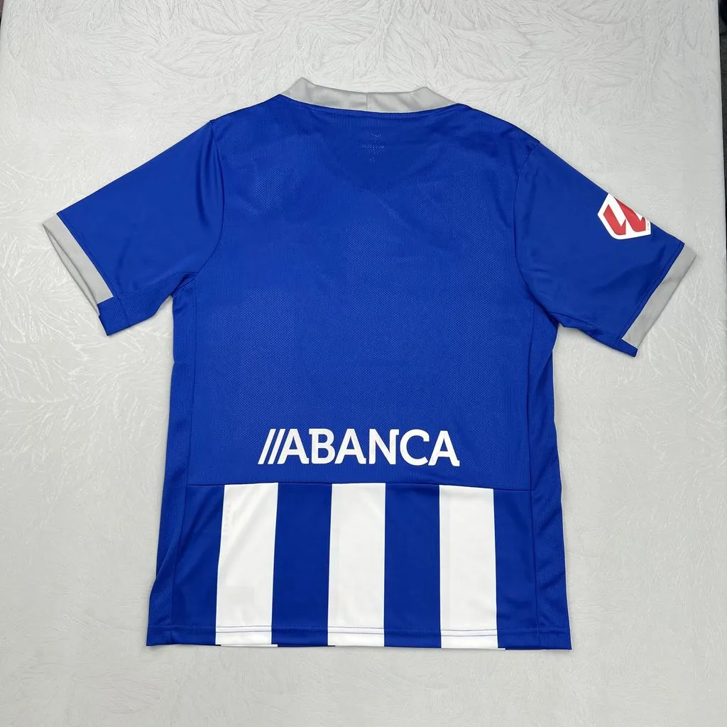 26-27 Deportivo de La Coruna Mens Home Kit Football T-Shirt AAAAJersey Supply Yupoo 11 7