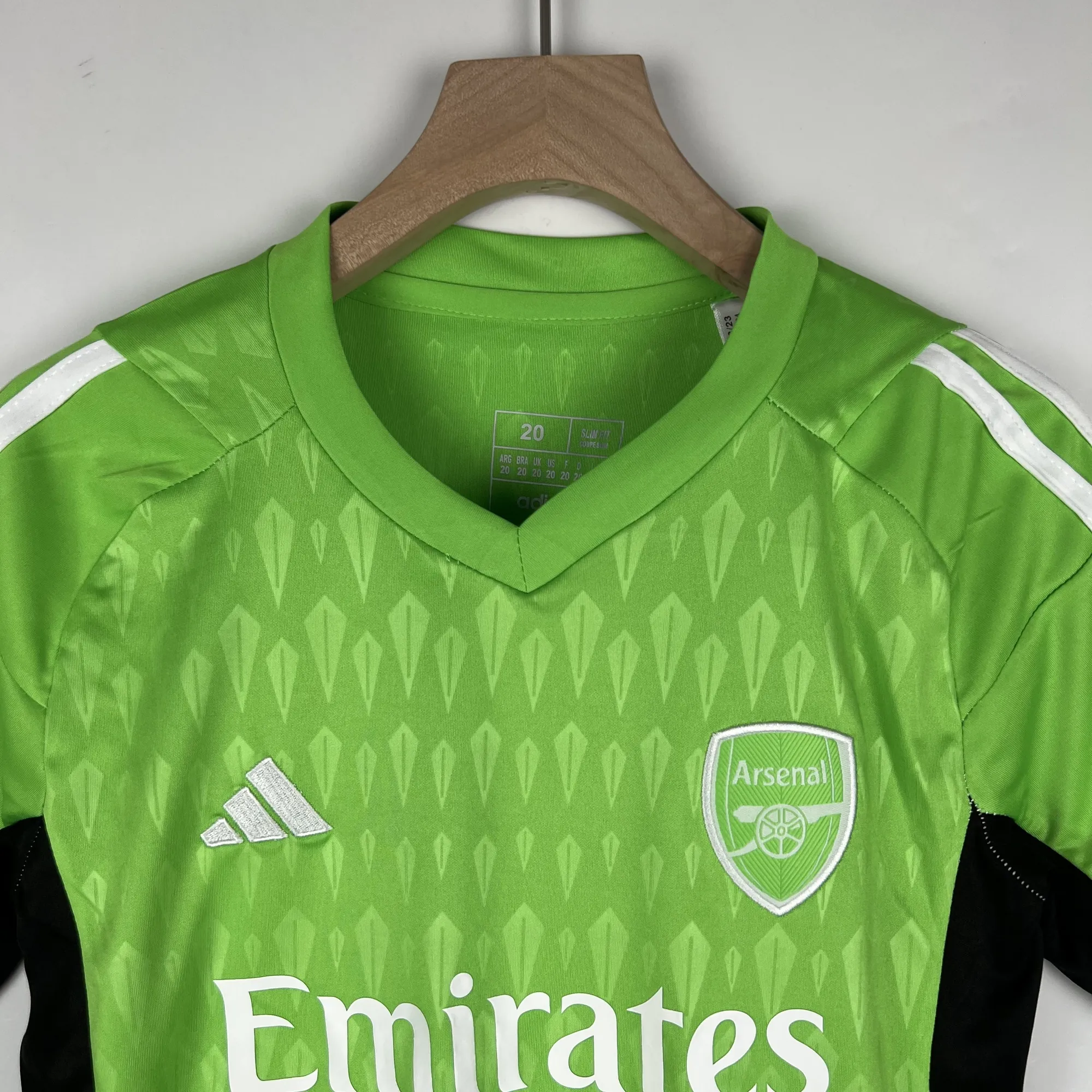 23-24 Kids Goalkeeper Arsenal Green Size 16-28 4