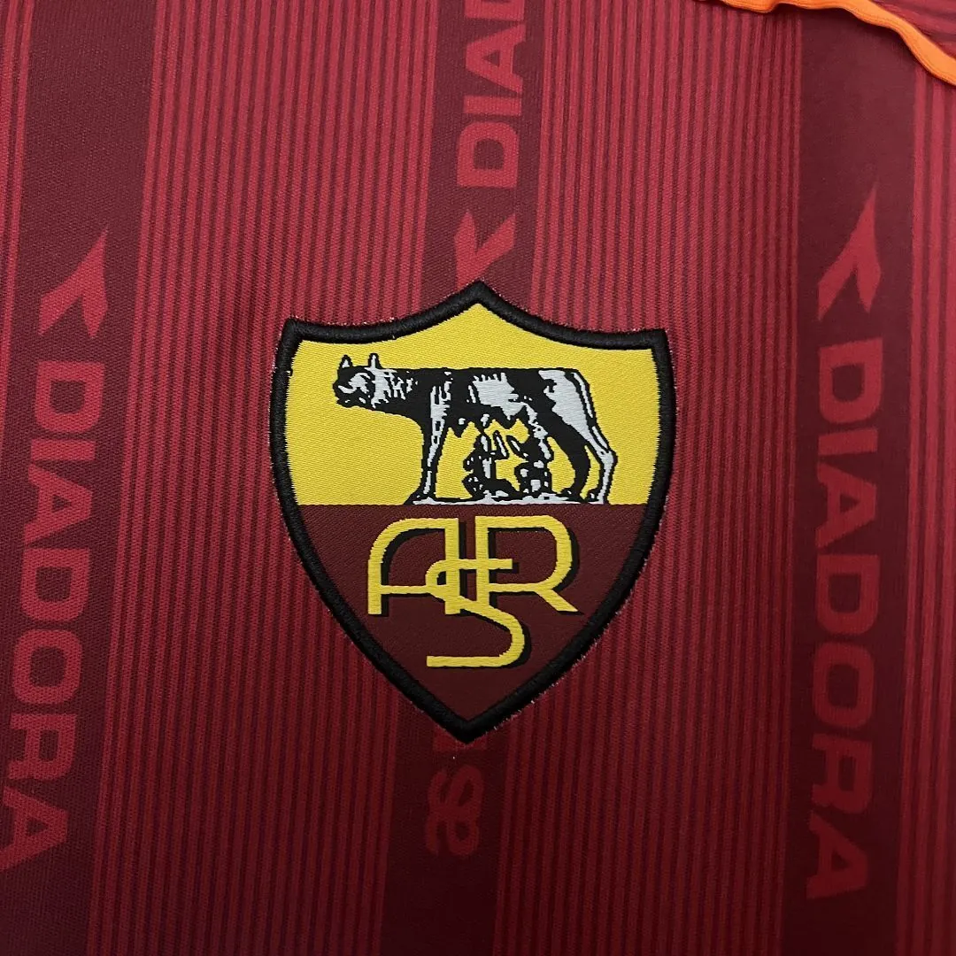 99-00 Roma Home Retro Kit Vintage Shirt AAAAJersey Dropship Yupoo 6