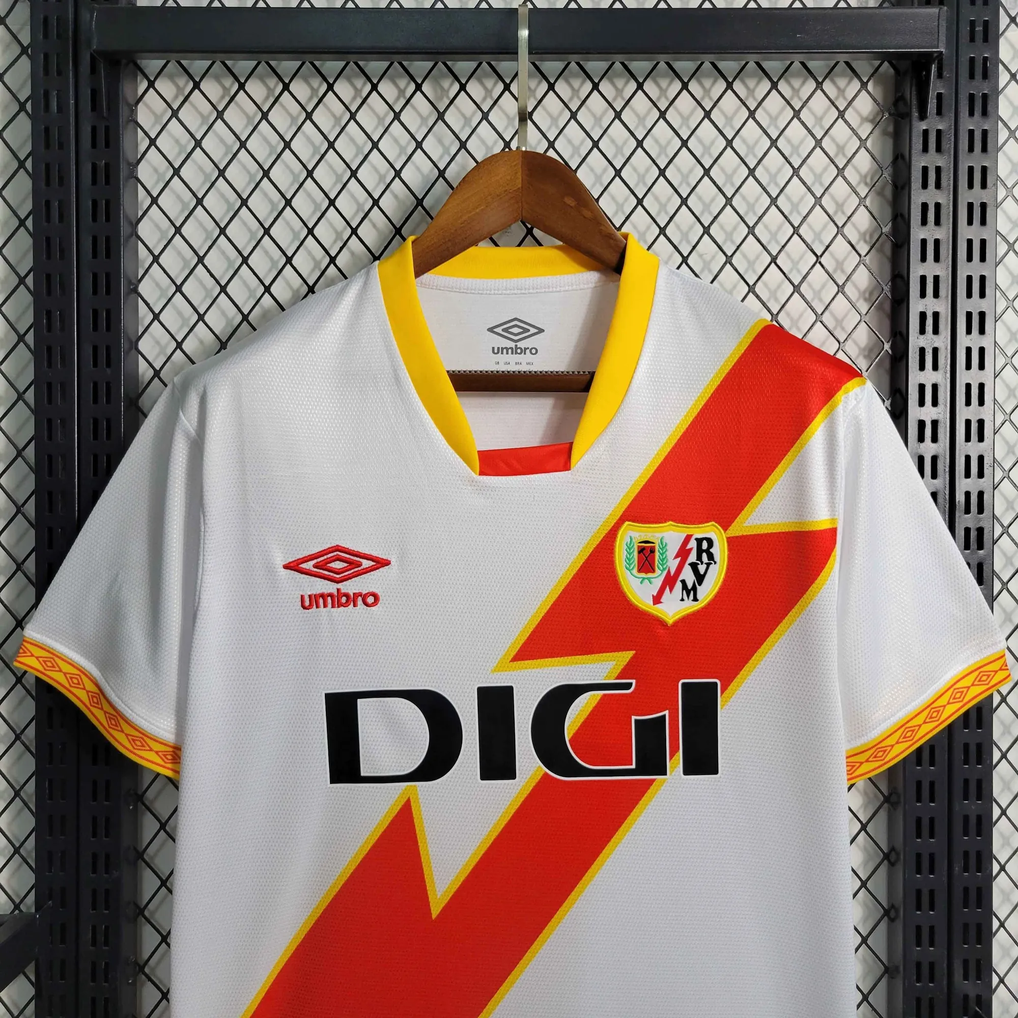 23-24 Rayo Vallecano Home S-XXL Soccer Jerseys 4