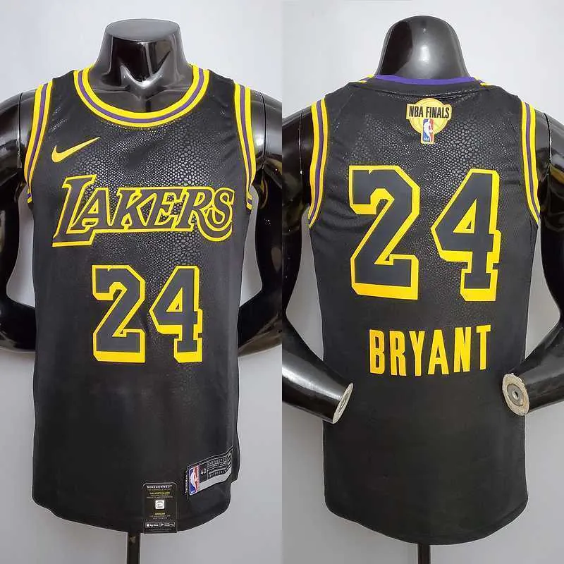 New Bryant #24 Lakers black 15