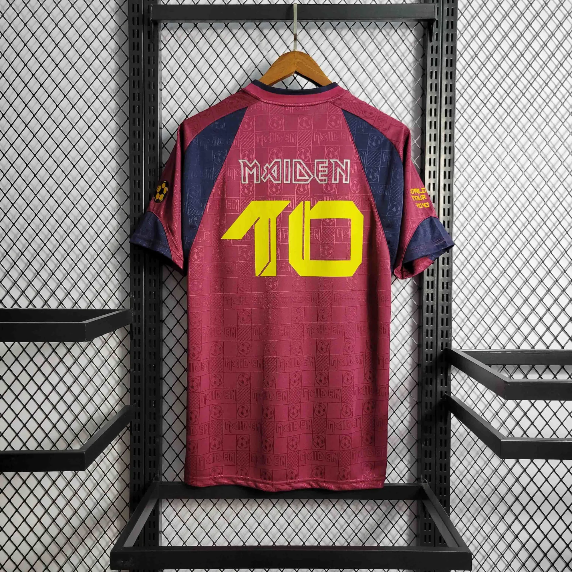 10-11 West Ham Iron Maiden Away Retro Kit Vintage Shirt Sport AAAAJersey Yupoo 2