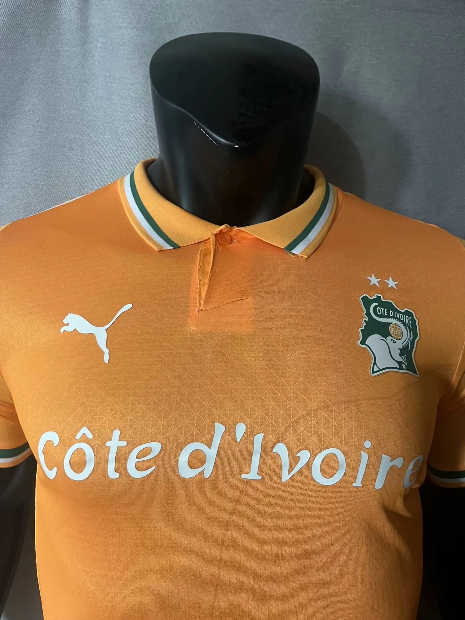 2023 Ivory Coast Pure Orange Kit With Collar Player Version Shirts Football AAAAJersey Yupoo 4