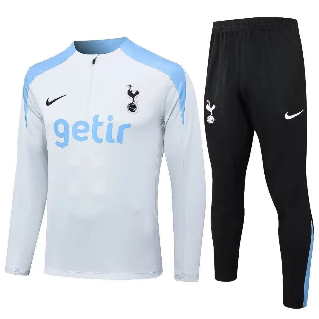 24-25 Tottenham Long Sleeve Training Suit Football Shirts 3