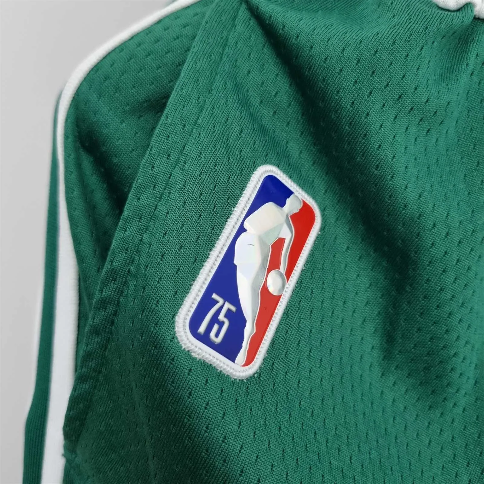 75th Anniversary Boston Celtics Green Shorts NBA 3