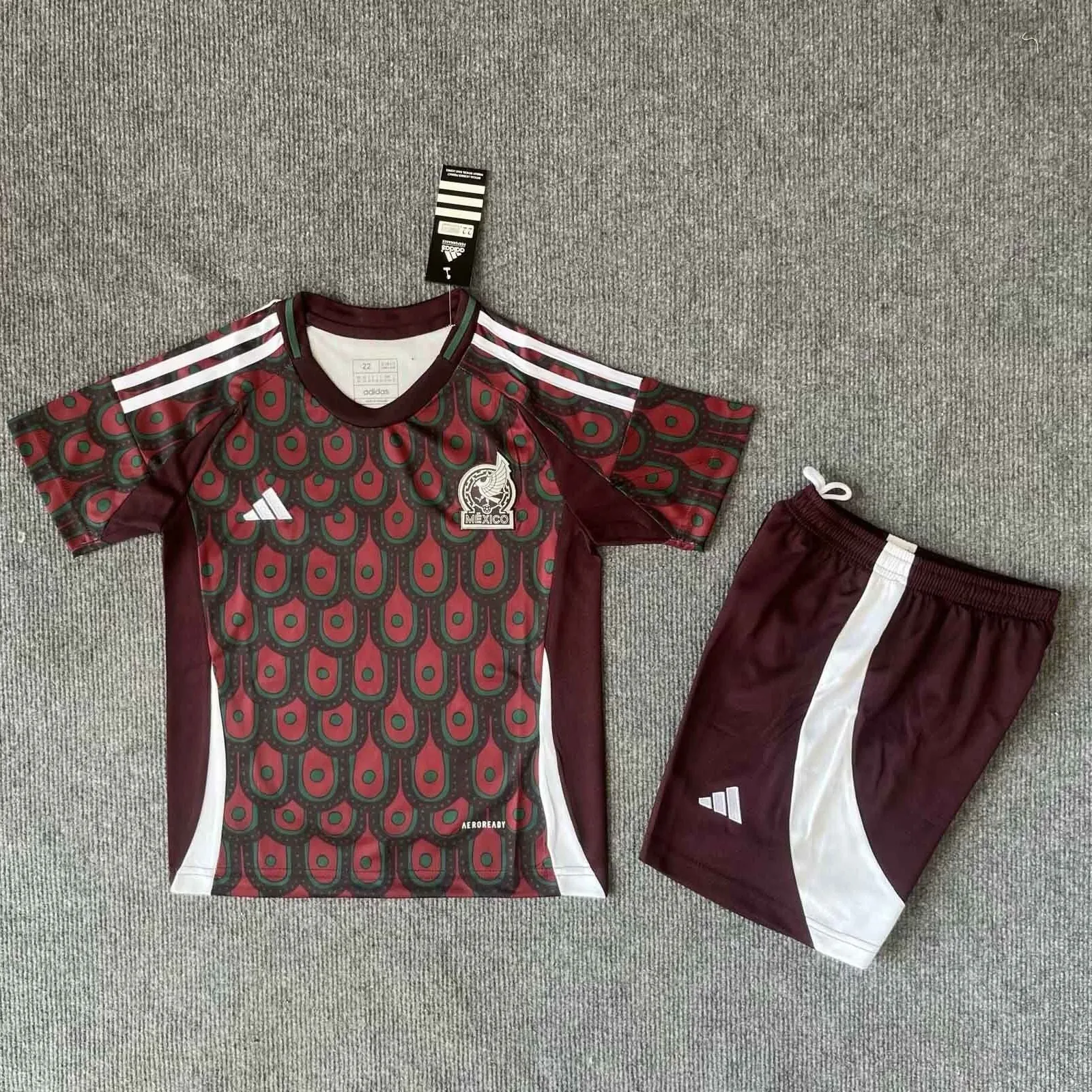 2024 Mexico Home Kid Kits Youth Apparels AAAAJersey Wholesale Yupoo 2
