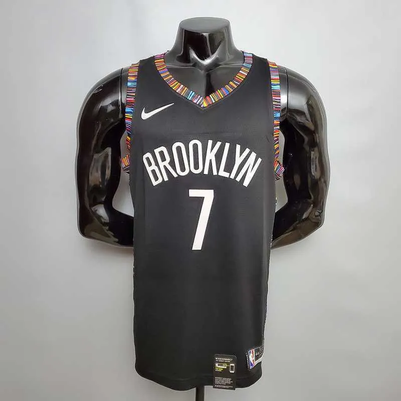 Durant #7 Brooklyn Nets City version black 8